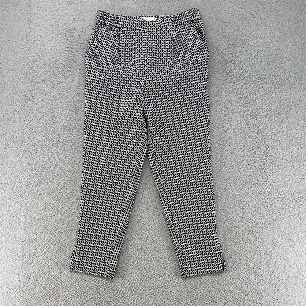 Anthropologie‎ Pants Womens Small High Waisted Pockets Black Career Work Pull On